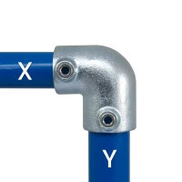 125R - Coude reduisant avec angle de 90 ̊