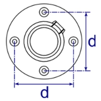 131 - Socle de fixation murale