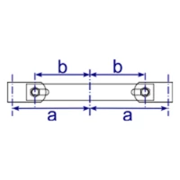 171 - Attache grille double