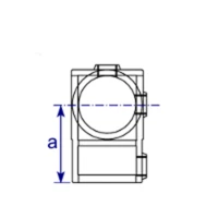 176 - Raccord en croix 3 entrées