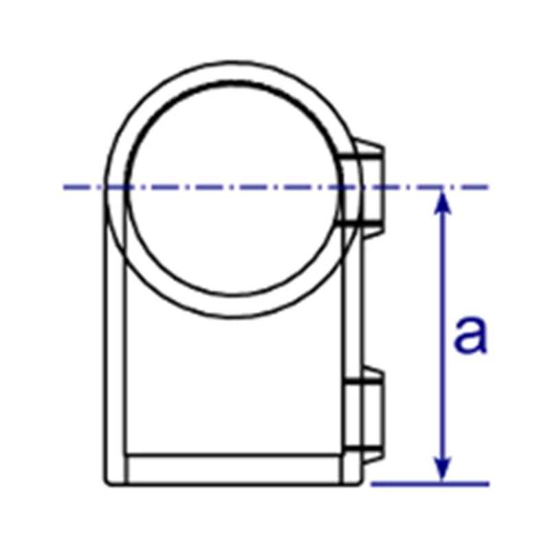 153 - Raccord en té avec angle variable (0° - 11°)