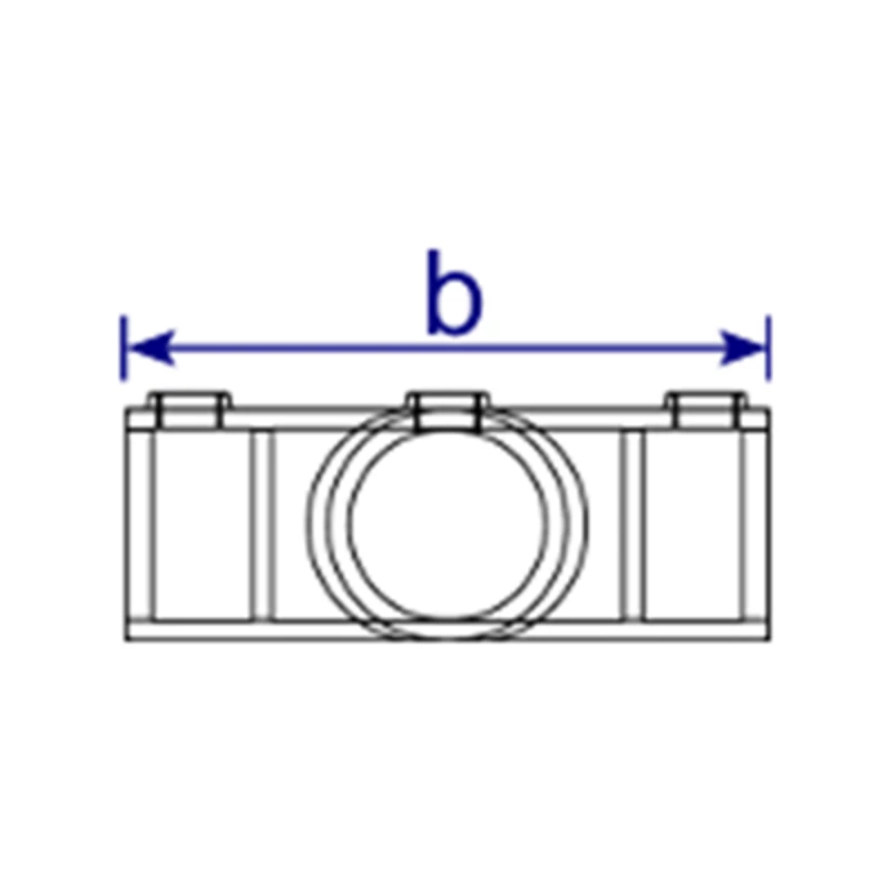 155 - Raccord en Té avec angle variable (0° - 11°)
