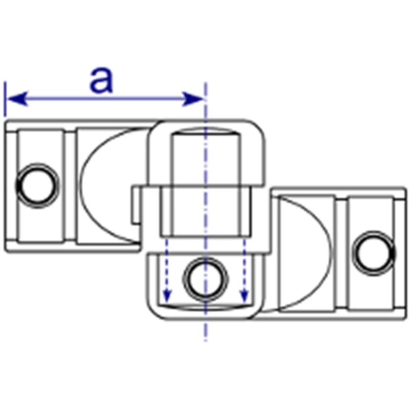 166 - Raccord angle adjustable