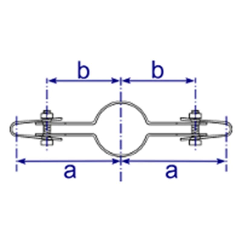 171 - Attache grille double