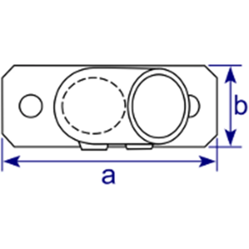 252 - Raccord socle fixation sol (11° à 29°)