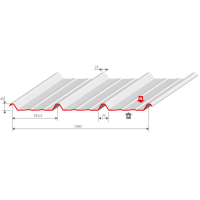 Bac acier 3.45.1000+Drain